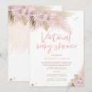 Search for zoom baby shower invitations Greenery