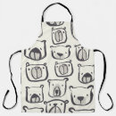 Search for cute bear aprons Illustration