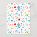 Search for fish pattern postcards Cute