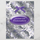 Search for formal 80th birthday invitations Silver