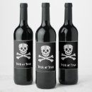 Search for pirate wine labels Halloween