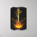 Recherche de guitare art Toile