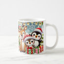 Search for penguin design mugs Santa