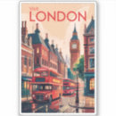 Search for travel england stickers Retro vintage travel
