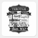 Search for the power of you stickers Typography