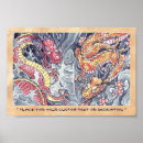 Search for cool dragon posters Japanese