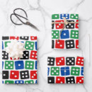 Search for dice wrapping paper Gambling