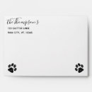 Search for paw print envelopes Dog lover