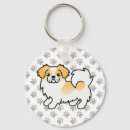 Search for cute fawn keychains Dog