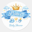 Search for baby shower crown royal blue stickers For kids