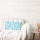Recherche de zèbre coussins Bleu