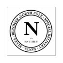 Search for santa rubber stamps North pole