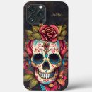 Recherche de tatouage de crâne iphone coques Jour des morts