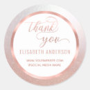 Search for rose thank you stickers Hair and makeup