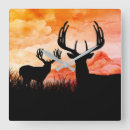 Search for deer antler clocks Buck