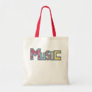 Search for stickers tote bags Music
