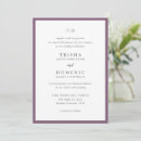 Recherche de violettes invitations Mariée