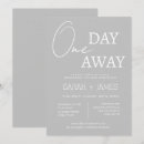 Search for one day invitations Minimalist