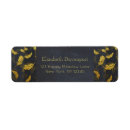 Search for gold feather return address labels Chic