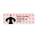 Search for funny valentines return address labels Dog