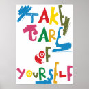 Search for caring posters Typography
