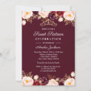 Search for red sweet 16 invitations Watercolor