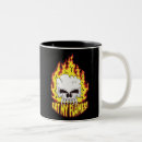 Search for flaming skull mugs Skeleton