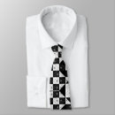 Search for black and white floral ties Geometric