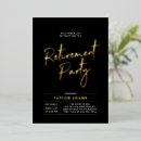 Search for black and gold retirement Retired
