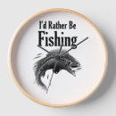 Search for funny fishing clocks Fishermen