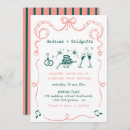 Search for pink ribbon wedding invitations Scribble