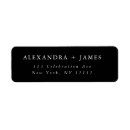 Search for family return address labels Minimalist