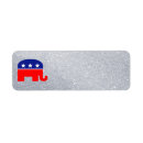 Search for political return address labels White