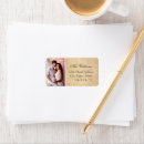 Search for burlap return address labels Elegant