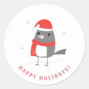 Search for birds with hats stickers Snow