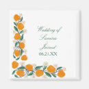 Search for orange wedding magnets Botanical