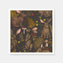 Search for wild rabbit napkins Botanical