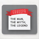 Search for man myth mousepads Grandpa