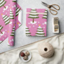 Search for snowy trees wrapping paper Woodland