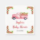 Search for red truck napkins Baby shower