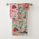 Search for cat christmas bath towels Vintage