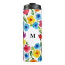Search for colorful travel mugs Flowers