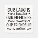 Search for friendship napkins Best friends forever