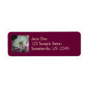 Search for purple orchid return address labels White