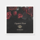 Search for red rose napkins Heart