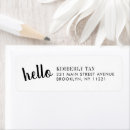 Search for hello return address labels Elegant