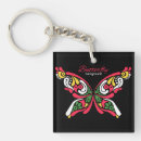 Search for beautiful butterflies keychains Blue