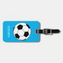 Recherche de soccer bagages étiquettes Bleu
