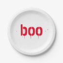 Recherche de halloween assiettes en papier Rouge
