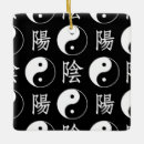 Search for chinese yin yang ornaments Black and white